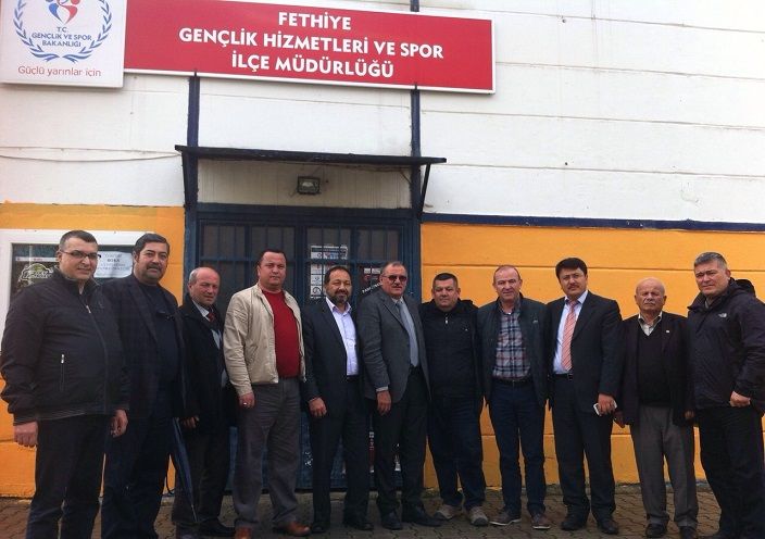 Yeni Y�netimden �lk Ziyaret �l�e Spor M�d�r�ne