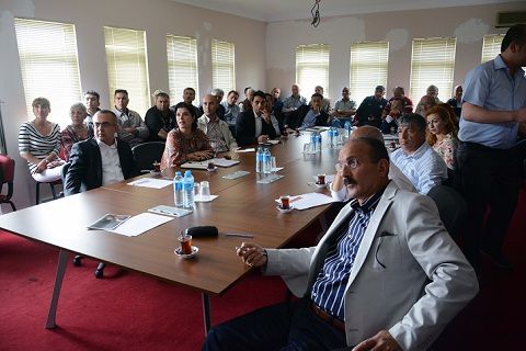 Saatc� Belde Belde ��letmecilerle Bir Araya Geliyor