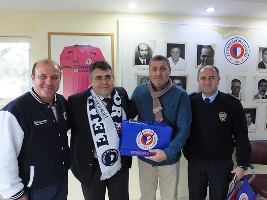 �l Emniyet M�d�r�nden Fethiyespor�a Ziyaret