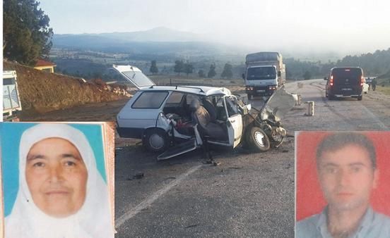 Seydikemer�de Trafik Kazas�; 2 Ki�i Hayat�n� Kaybetti