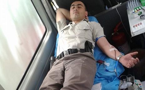 Jandarma�dan Kan Ba����na Destek