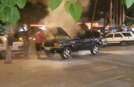 Park Halindeki Ara� Yand�