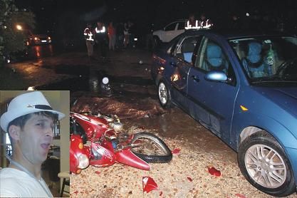 Otomobile �arpan Motosiklet S�r�c�s� Hayat�n� Kaybetti 