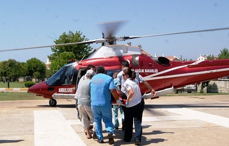 Ambulans Helikopter ile Antalya�ya Sevk Edildi
