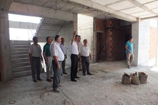 Kaymakam Kur�an Kursu �n�aat�nda �ncelemelerde Bulundu