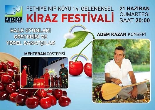 Kiraz Festivali 21 Haziran da 