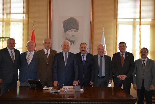 Beh�et Saatc��dan Ba�kan G�r�n�e ziyaret