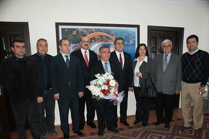 THK yetkililerinden Kaymakama Ziyaret 