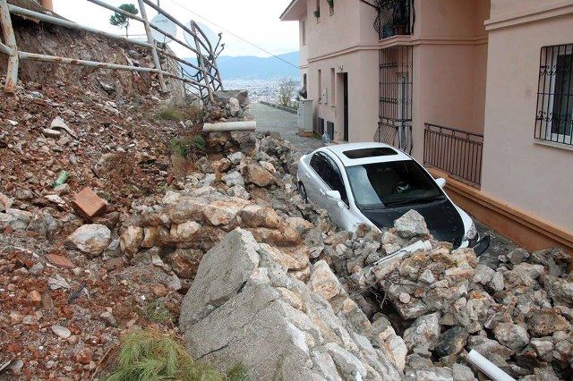 Fethiye�de �stinat Duvar� ��kt�