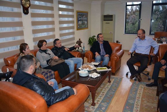 Bas�n �lan Kurumu M�d�r�nden Saatc��ya Ziyaret