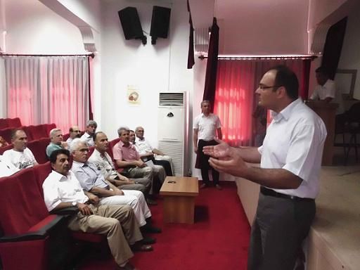 Ekmek srafn nlemek in Toplant Yapld