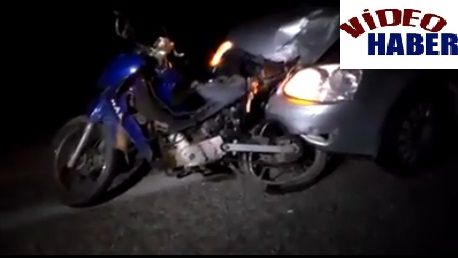 Kazada Motosiklet S�r�c�s� Hayat�n� Kaybetti