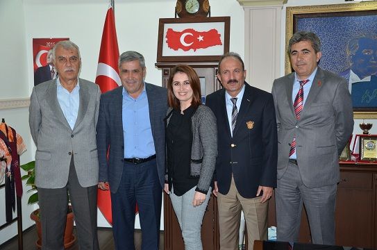 Saatc��dan Belediye Ba�kanlar�na Ziyaret