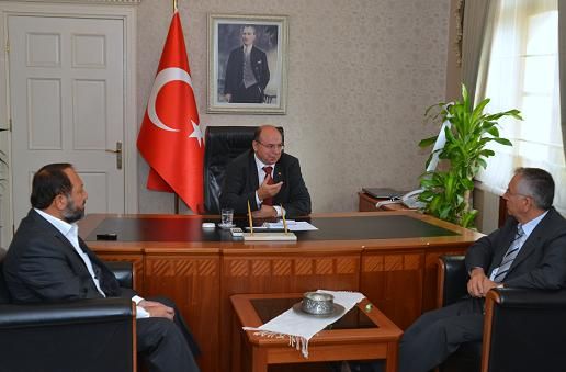 Ticaret Odas Ynetiminden Vali ieke Ziyaret