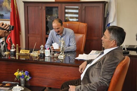 �of�rler Odas� Ba�kan� Top�u�dan Saatc��ya Ziyaret